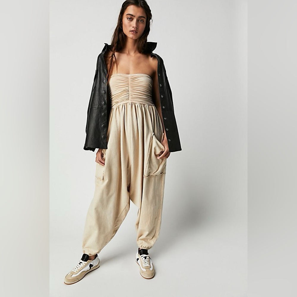 Free People Jayla Harem Convertible Jumpsuit
